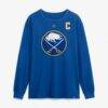 Rasmus Dahlin Buffalo Sabres Fashion7 Authentic Stack Name & Number Long Sleeve T-Shirt - - Side View