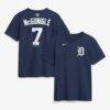 Kevin McGonigle Detroit Tigers Nike Name & Number T-Shirt - Navy - Front View