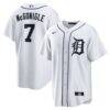 Kevin McGonigle Detroit Tigers Nike Home Replica Jersey - White - Front View
