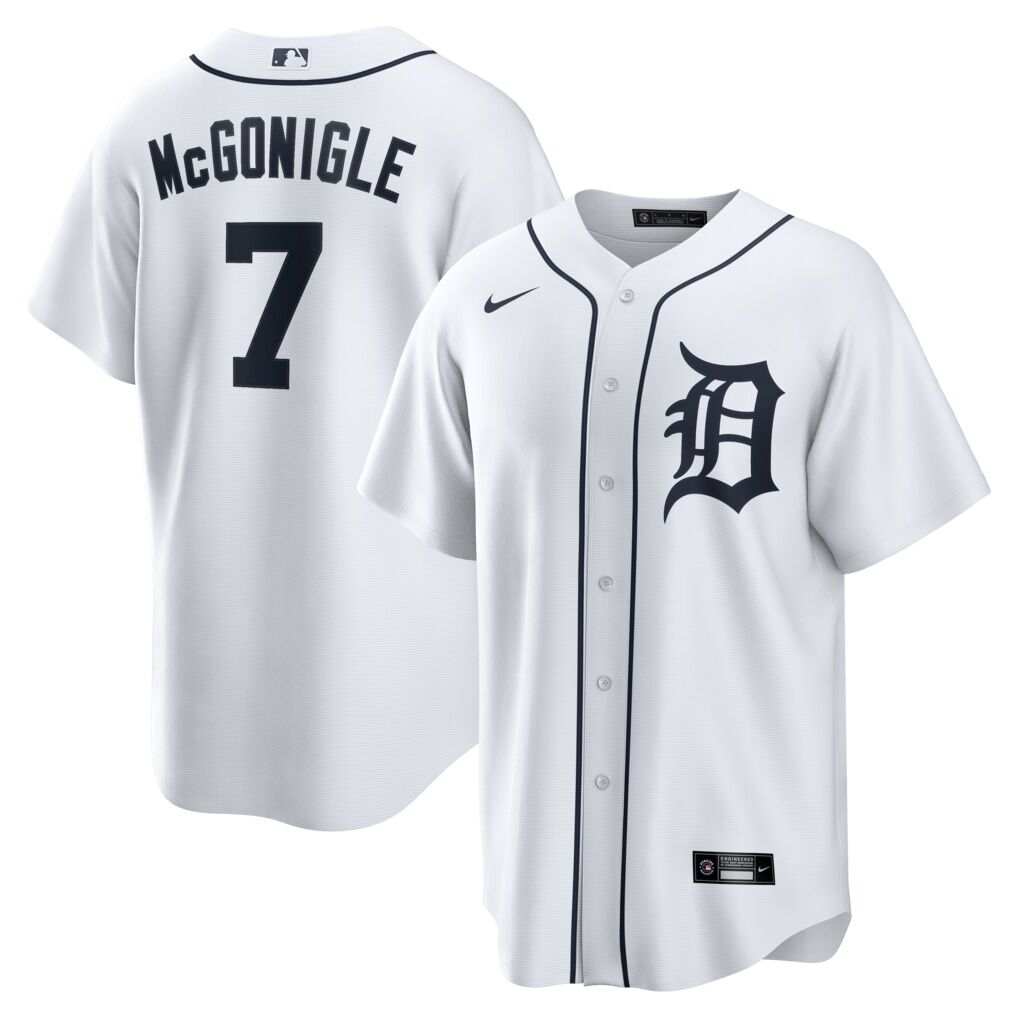 Kevin McGonigle Detroit Tigers Nike Home Replica Jersey
