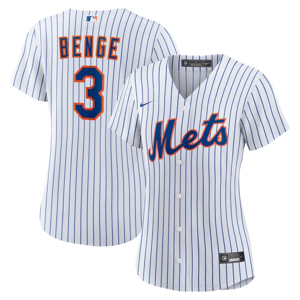 Carson Benge New York Mets Nike Women's Home Replica Jersey
