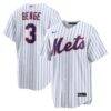 Carson Benge New York Mets Nike Home Replica Jersey - White - Front View