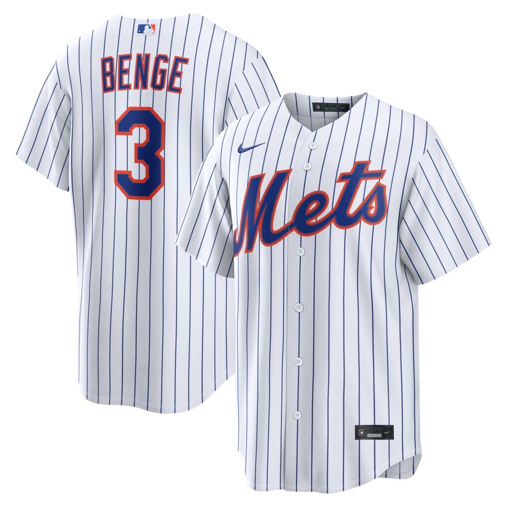 Carson Benge New York Mets Nike Home Replica Jersey