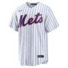 Carson Benge New York Mets Nike Home Replica Jersey - White - Side View