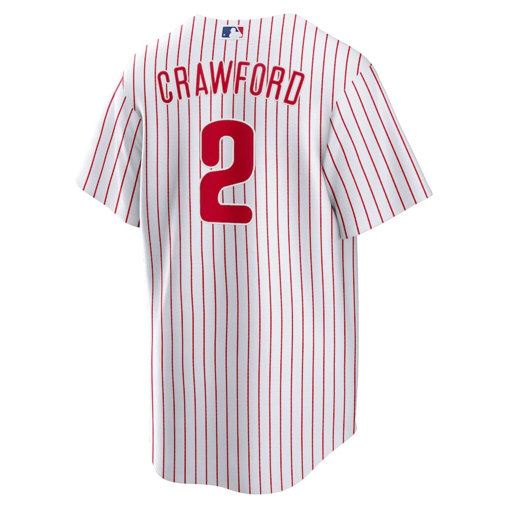 Justin Crawford Philadelphia Phillies Nike Home Replica Jersey