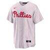 Justin Crawford Philadelphia Phillies Nike Home Replica Jersey - White - Side View