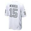 Fernando Mendoza Las Vegas Raiders Nike Alternate Game Player Jersey - White - Detail View