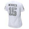 Fernando Mendoza Las Vegas Raiders Nike Women's Alternate Game Jersey - White - Detail View