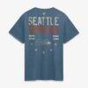 Seattle Seahawks Fashion7 Washed Americana T-Shirt - Blue - Alt2