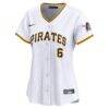 Konnor Griffin Pittsburgh Pirates Nike Women's Home Limited Jersey - White - Front View