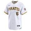 Konnor Griffin Pittsburgh Pirates Nike Home Limited Jersey - White - Side View