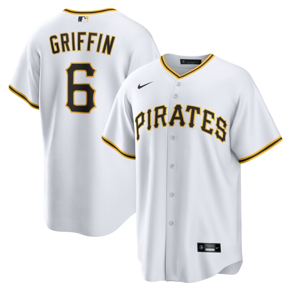 Konnor Griffin Pittsburgh Pirates Nike Home Replica Jersey