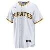 Konnor Griffin Pittsburgh Pirates Nike Home Replica Jersey - White - Side View