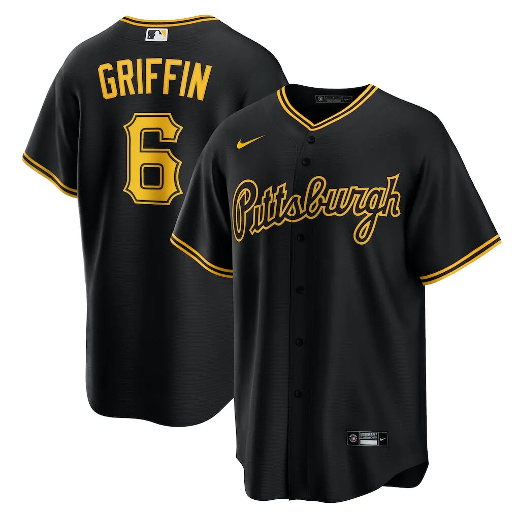 Konnor Griffin Pittsburgh Pirates Nike Alternate Replica Jersey