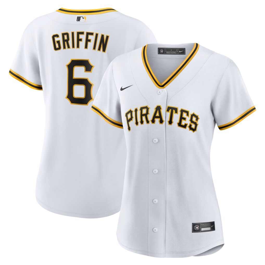 Konnor Griffin Pittsburgh Pirates Nike Women's Home Replica Jersey