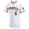 Konnor Griffin Pittsburgh Pirates Nike Home Authentic Jersey - White - Front View