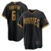 Konnor Griffin Pittsburgh Pirates Nike 2026 City Connect Stadium Jersey - Black - Front View