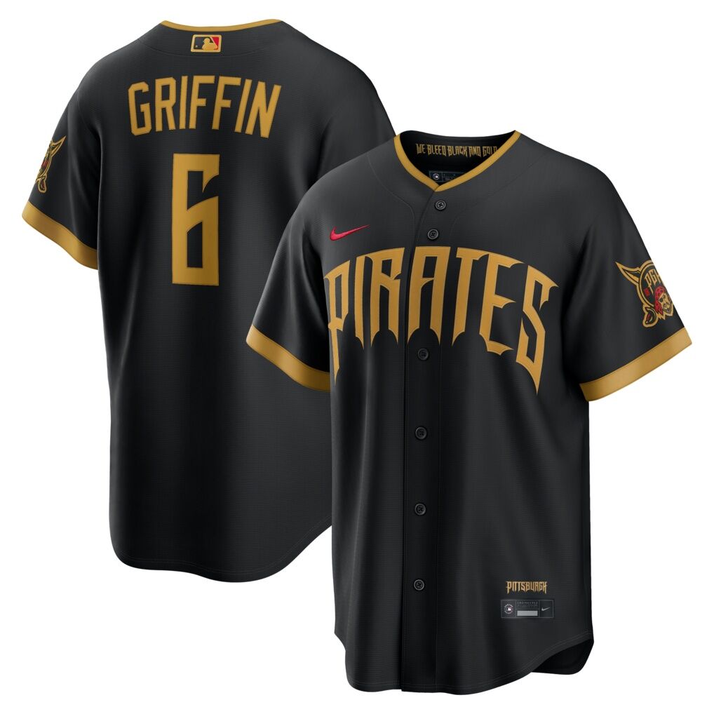 Konnor Griffin Pittsburgh Pirates Nike 2026 City Connect Stadium Jersey