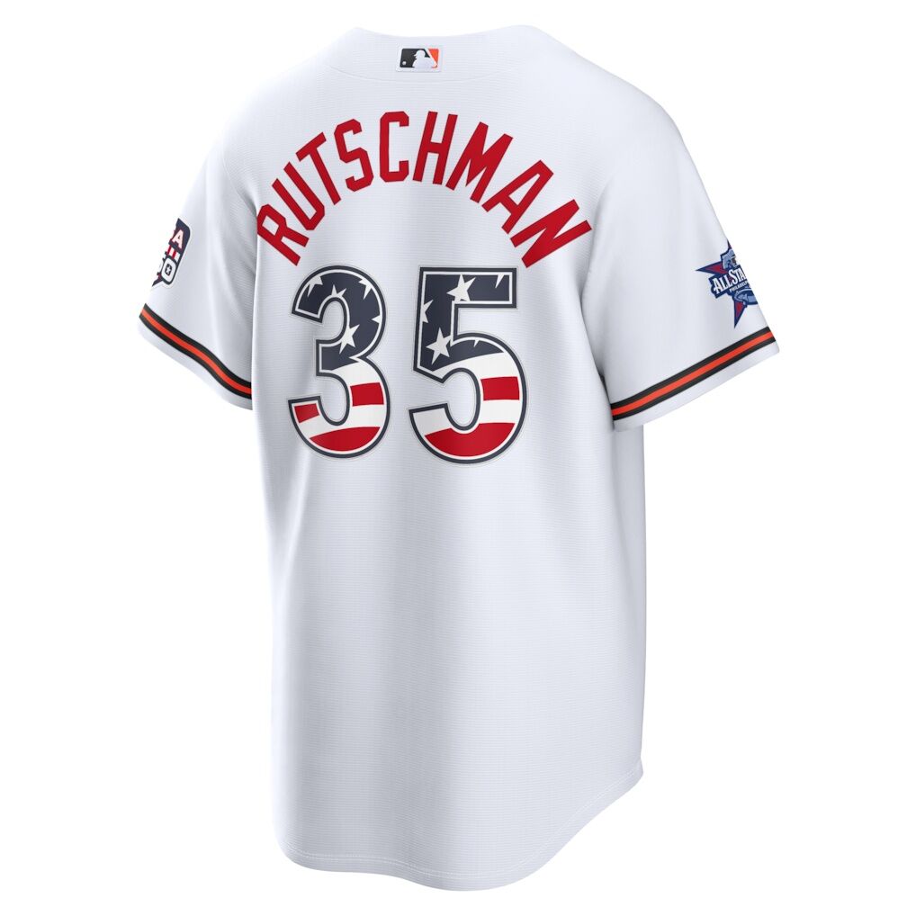 2026 All-Star Edition Stars & Stripes Baltimore Orioles Adley Rutschman Nike White Stadium Jersey