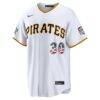 2026 All-Star Edition Stars & Stripes Pittsburgh Pirates Paul Skenes Nike White Stadium Jersey - - Side View