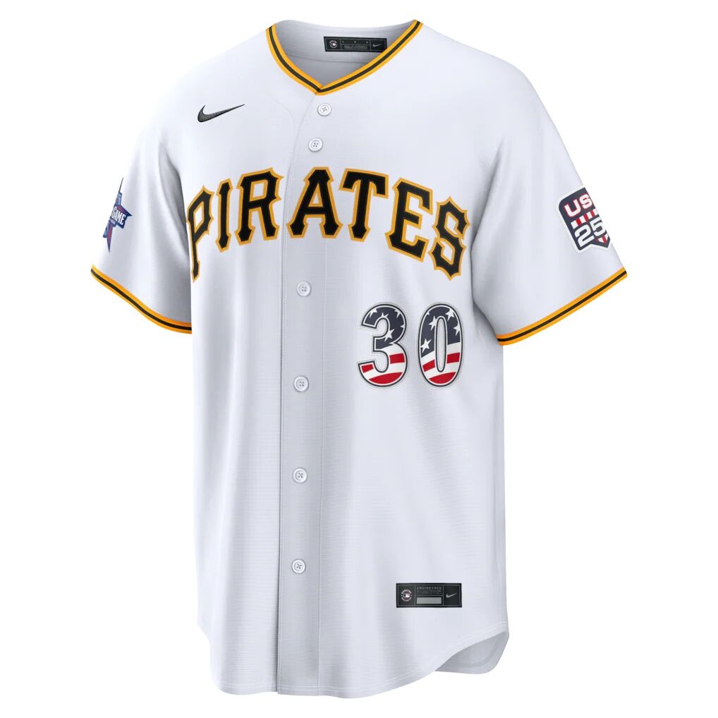2026 All-Star Edition Stars & Stripes Pittsburgh Pirates Paul Skenes Nike White Stadium Jersey