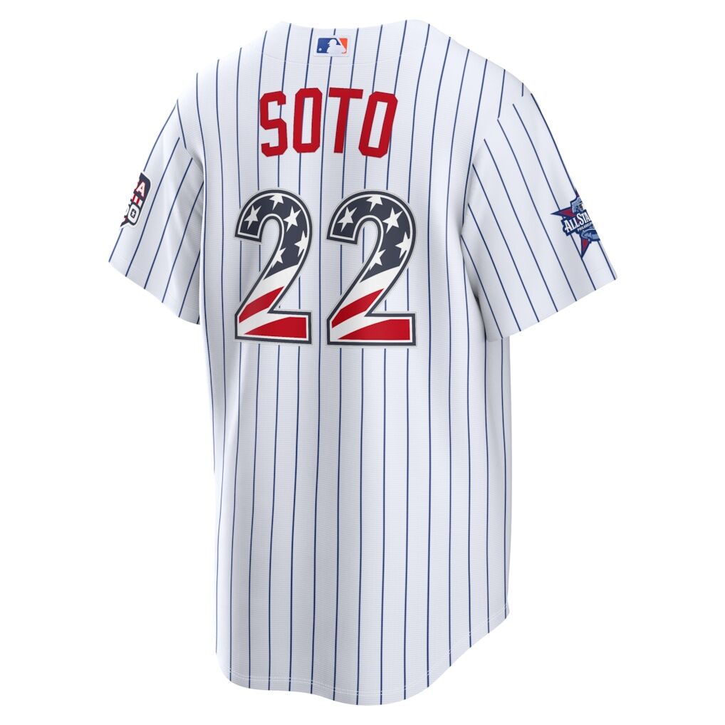 2026 All-Star Edition Stars & Stripes New York Mets Juan Soto Nike White Stadium Jersey