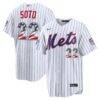 2026 All-Star Edition Stars & Stripes New York Mets Juan Soto Nike White Stadium Jersey - - Front View