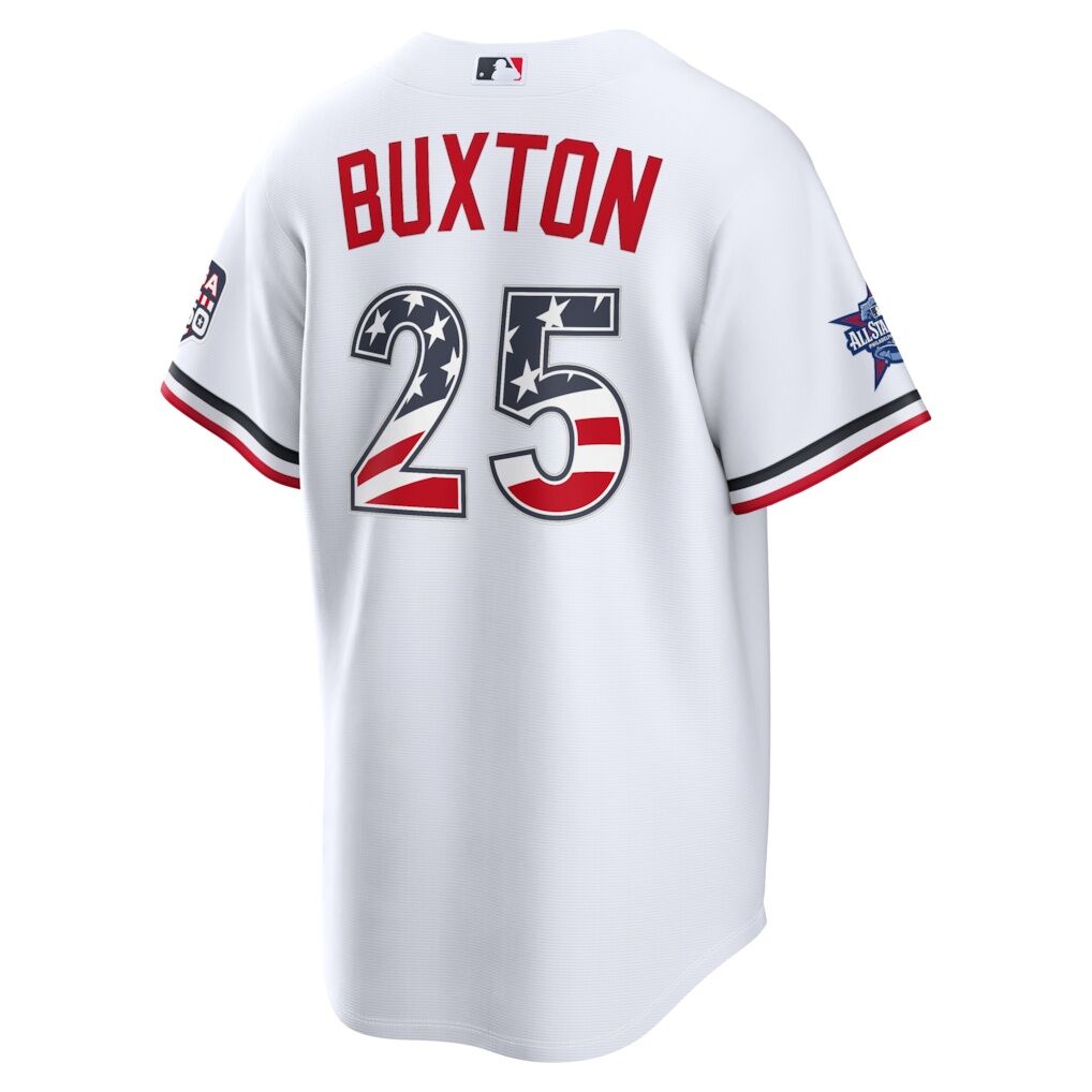 2026 All-Star Edition Stars & Stripes Minnesota Twins Byron Buxton Nike White Stadium Jersey