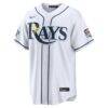 2026 All-Star Edition Stars & Stripes Tampa Bay Rays Junior Caminero Nike White Stadium Jersey - - Side View