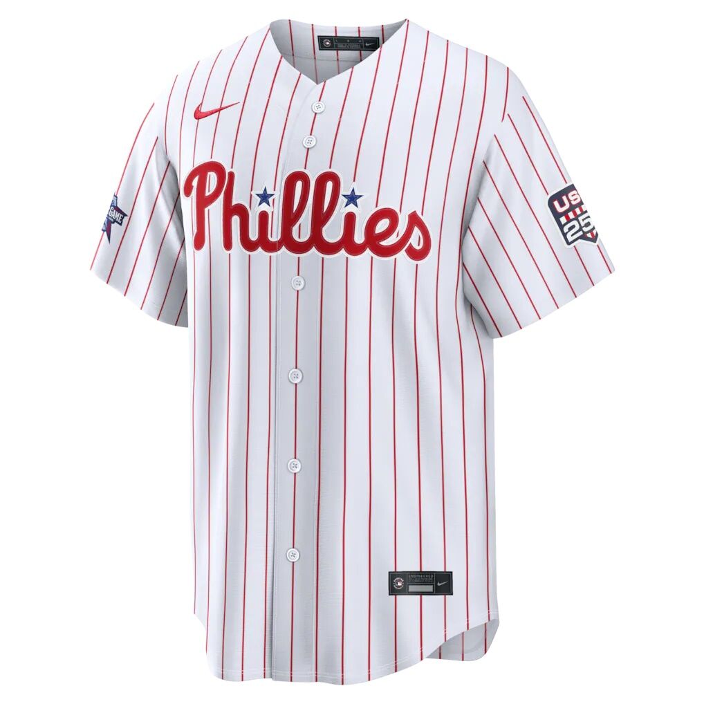 2026 All-Star Edition Stars & Stripes Philadelphia Phillies Bryce Harper Nike White Stadium Jersey