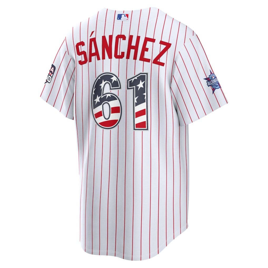 2026 All-Star Edition Stars & Stripes Philadelphia Phillies Cristopher Sánchez Nike White Stadium Jersey