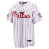 2026 All-Star Edition Stars & Stripes Philadelphia Phillies Cristopher Sánchez Nike White Stadium Jersey - - Side View