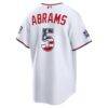2026 All-Star Edition Stars & Stripes Washington Nationals CJ Abrams Nike White Stadium Jersey - - Detail View