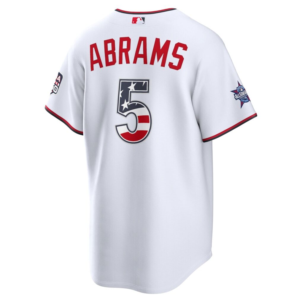 2026 All-Star Edition Stars & Stripes Washington Nationals CJ Abrams Nike White Stadium Jersey