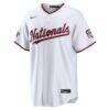 2026 All-Star Edition Stars & Stripes Washington Nationals James Wood Nike White Stadium Jersey - - Side View