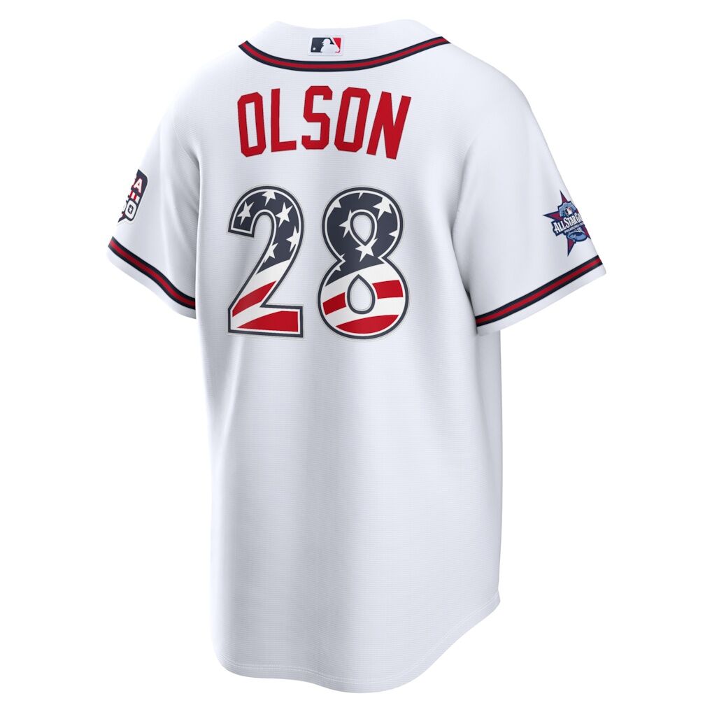 2026 All-Star Edition Stars & Stripes Atlanta Braves Matt Olson Nike White Stadium Jersey