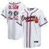 2026 All-Star Edition Stars & Stripes Atlanta Braves Matt Olson Nike White Stadium Jersey - - Front View