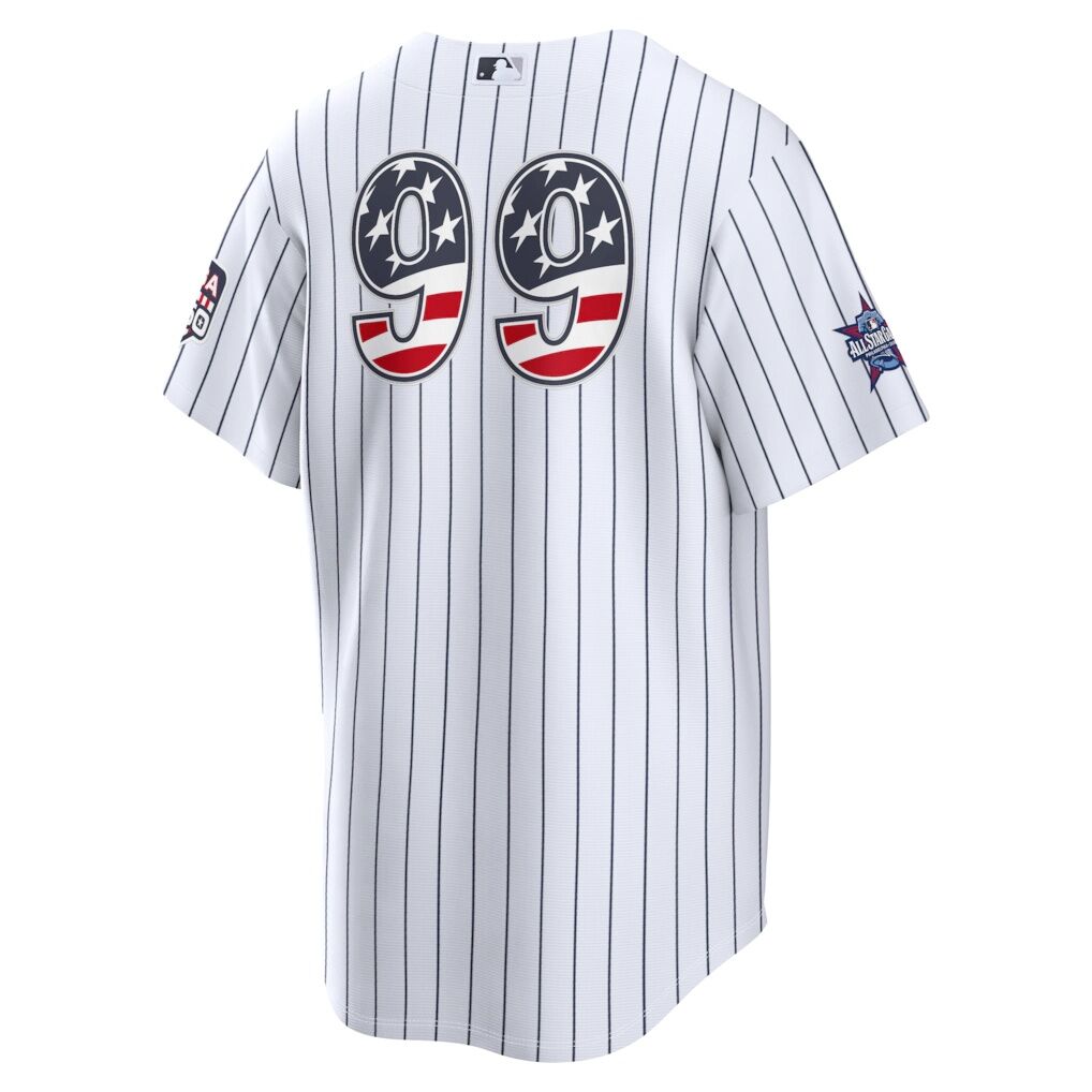 2026 All-Star Edition Stars & Stripes New York Yankees Aaron Judge Nike White Stadium Jersey