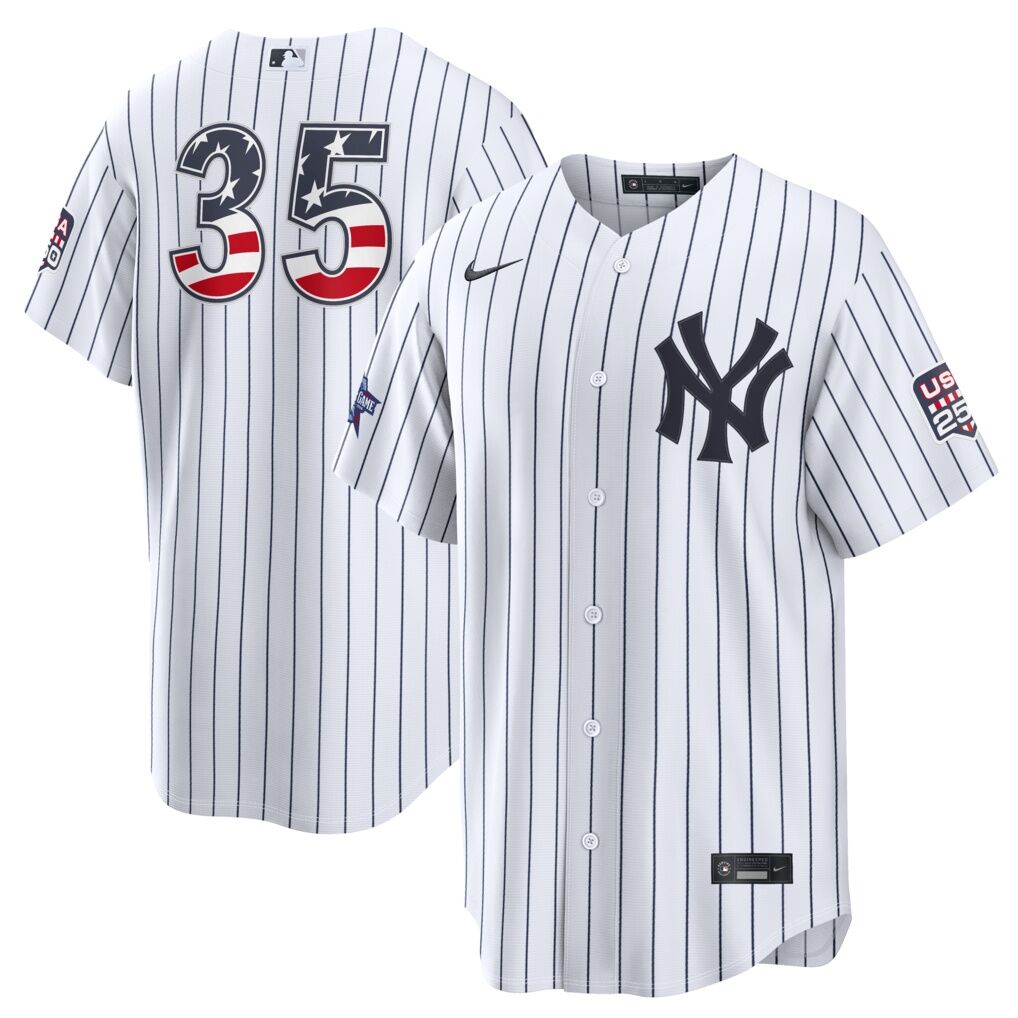 2026 All-Star Edition Stars & Stripes New York Yankees Cody Bellinger Nike White Stadium Jersey