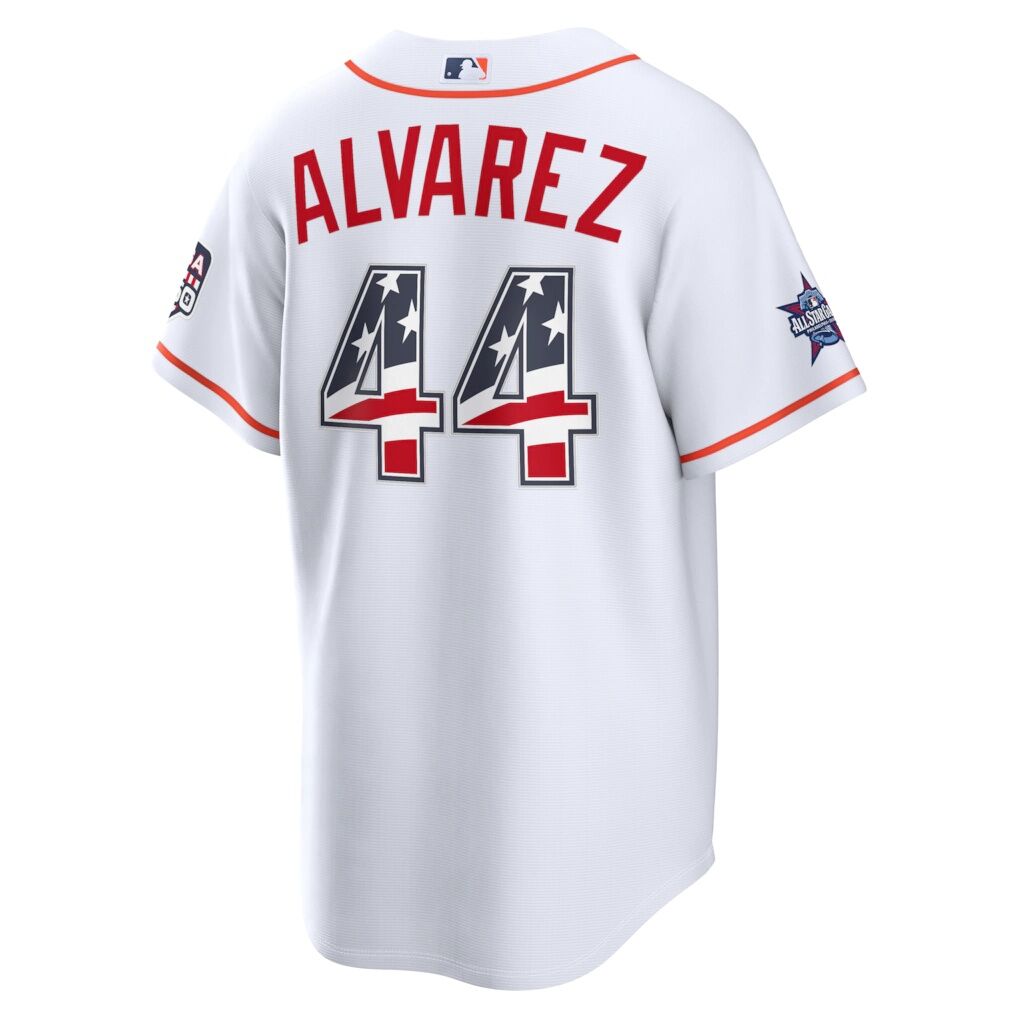 2026 All-Star Edition Stars & Stripes Houston Astros Yordan Alvarez Nike White Stadium Jersey