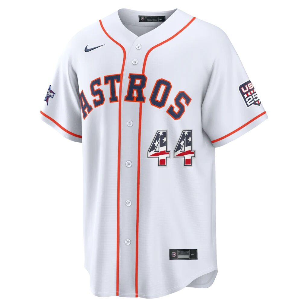 2026 All-Star Edition Stars & Stripes Houston Astros Yordan Alvarez Nike White Stadium Jersey