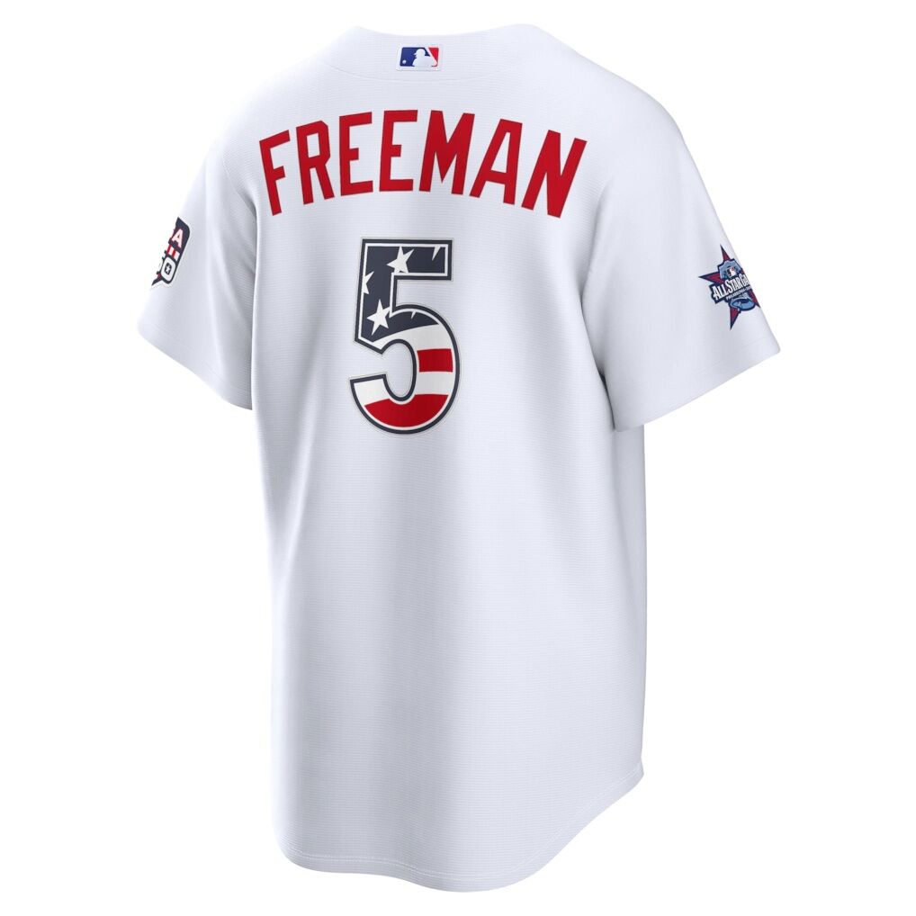 2026 All-Star Edition Stars & Stripes Los Angeles Dodgers Freddie Freeman Nike White Stadium Jersey
