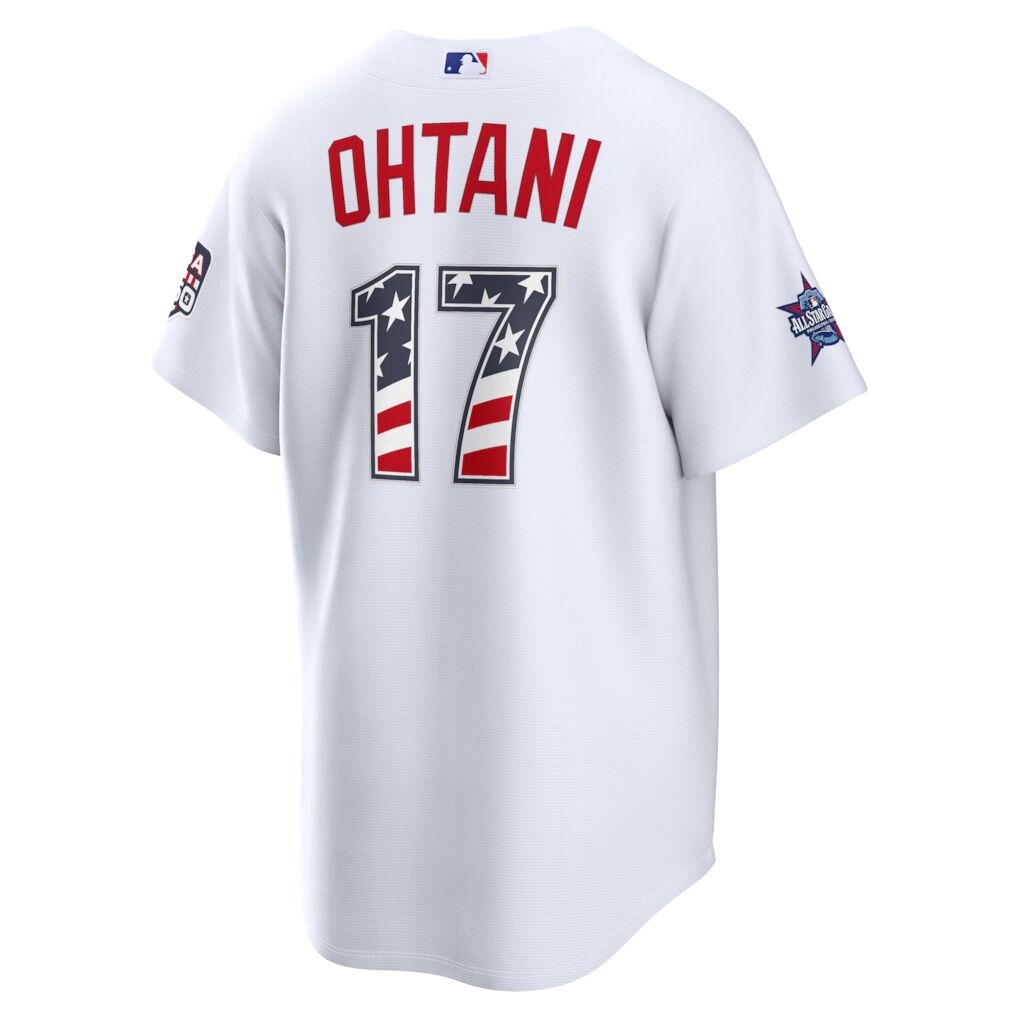 2026 All-Star Edition Stars & Stripes Los Angeles Dodgers Shohei Ohtani Nike White Stadium Jersey