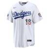 2026 All-Star Edition Stars & Stripes Los Angeles Dodgers Yoshinobu Yamamoto Nike White Stadium Jersey - - Side View