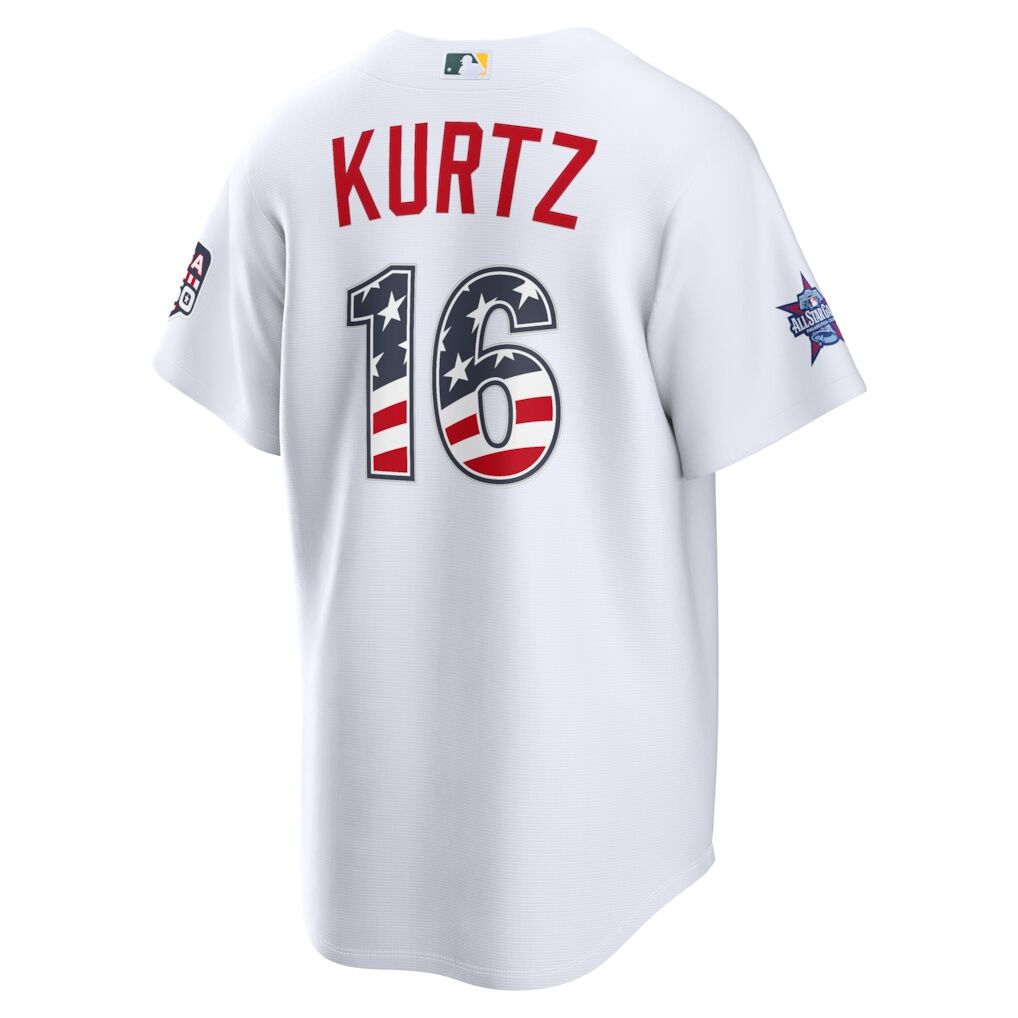 2026 All-Star Edition Stars & Stripes Athletics Nick Kurtz Nike White Stadium Jersey