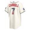 2026 All-Star Edition Stars & Stripes Arizona Diamondbacks Corbin Carroll Nike Cream Stadium Jersey - - Detail View