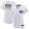 2026 All-Star Edition Stars & Stripes Women's New York Yankees Aaron Judge Nike White Stadium Jersey - - Front View