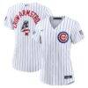 2026 All-Star Edition Stars & Stripes Women's Chicago Cubs Pete Crow-Armstrong Nike White Stadium Jersey - - Front View