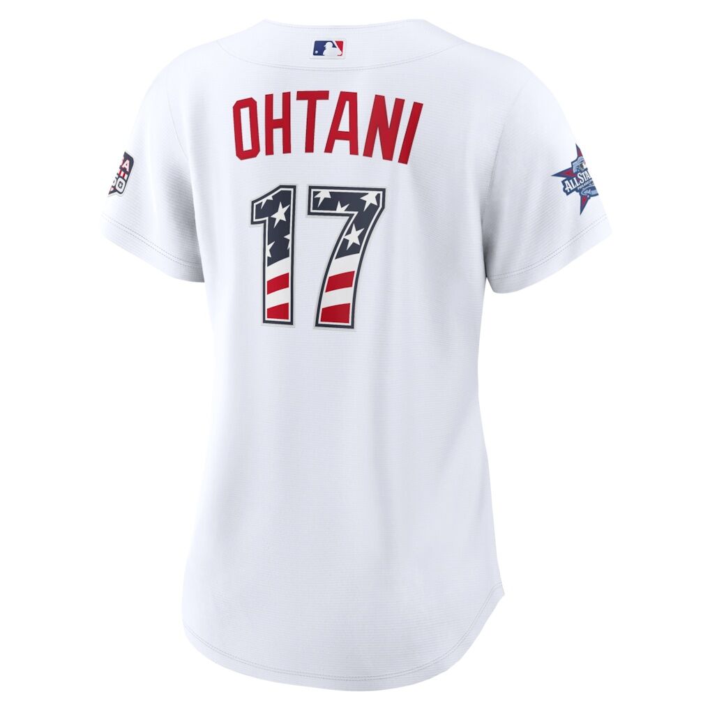 2026 All-Star Edition Stars & Stripes Women's Los Angeles Dodgers Shohei Ohtani Nike White Stadium Jersey