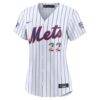 2026 All-Star Edition Stars & Stripes Women's New York Mets Juan Soto Nike White Stadium Jersey - - Side View